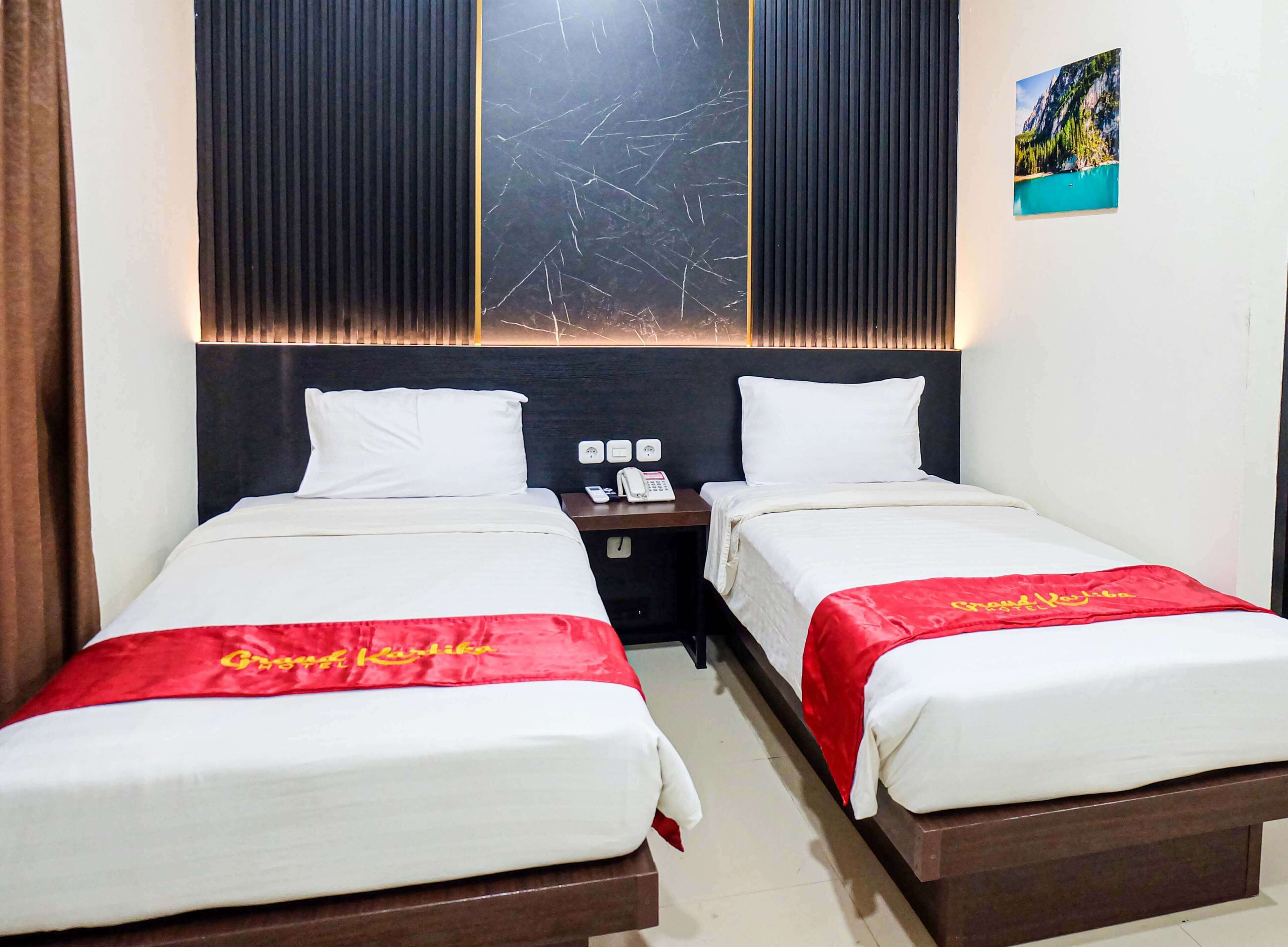 Chambre Standard double ou avec lits jumeaux | Bureau, accès au Wi-Fi (inclus)