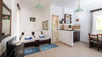 Studio, Meerblick | Kostenlose Babybetten, kostenloses WLAN, Bettwäsche