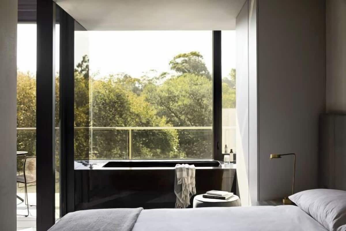 Seprai katun Mesir, seprai premium, bantalan ekstra lembut, dan minibar