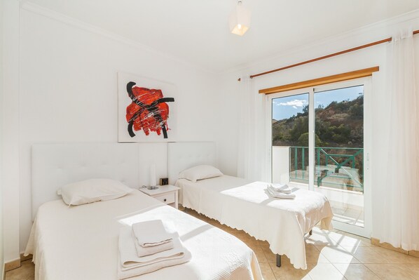 2 bedrooms, in-room safe, iron/ironing board, WiFi