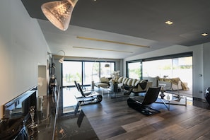 Villa, 5 Bedrooms, Private Pool | Living area | Flat-screen TV