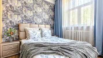 Chambres insonorisées, fer et planche à repasser, Wi-Fi gratuit