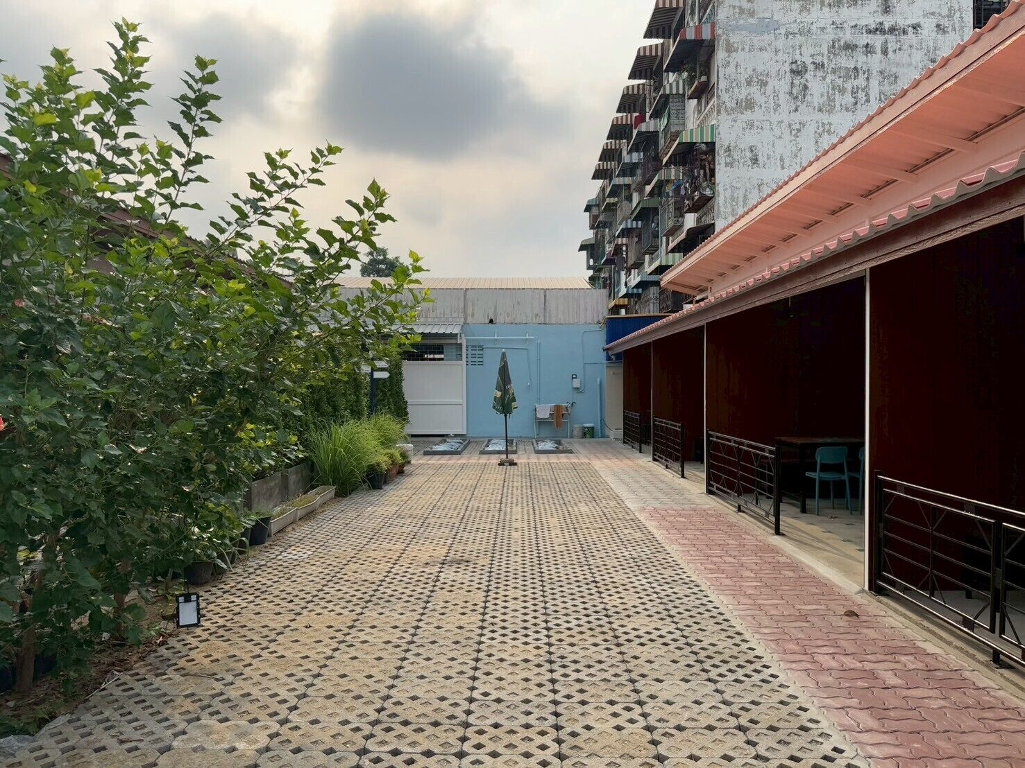 Courtyard view