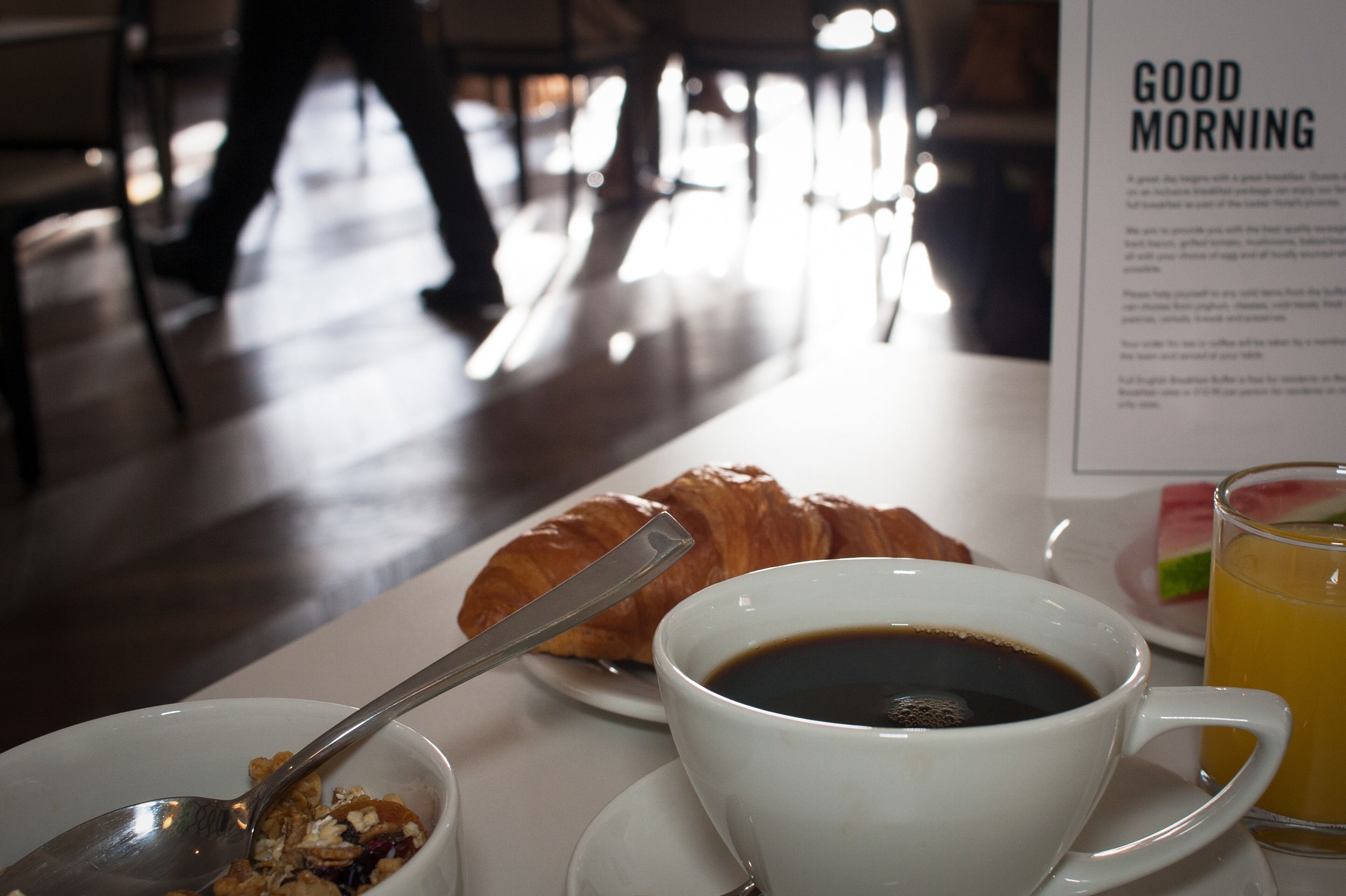 daily english breakfast (gbp 15.45 per person)