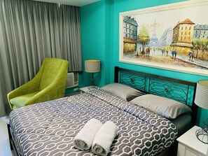 1 Schlafzimmer, kostenloses WLAN, Bettwäsche, Rollstuhlgeeignet