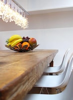 Apartamento luxo | Opções para refeição no quarto