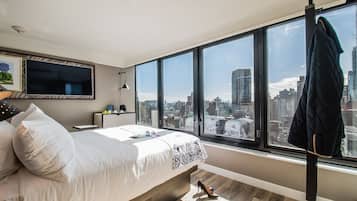 Rum - balkong | 1 sovrum, minibar och värdeförvaringsskåp på rummet