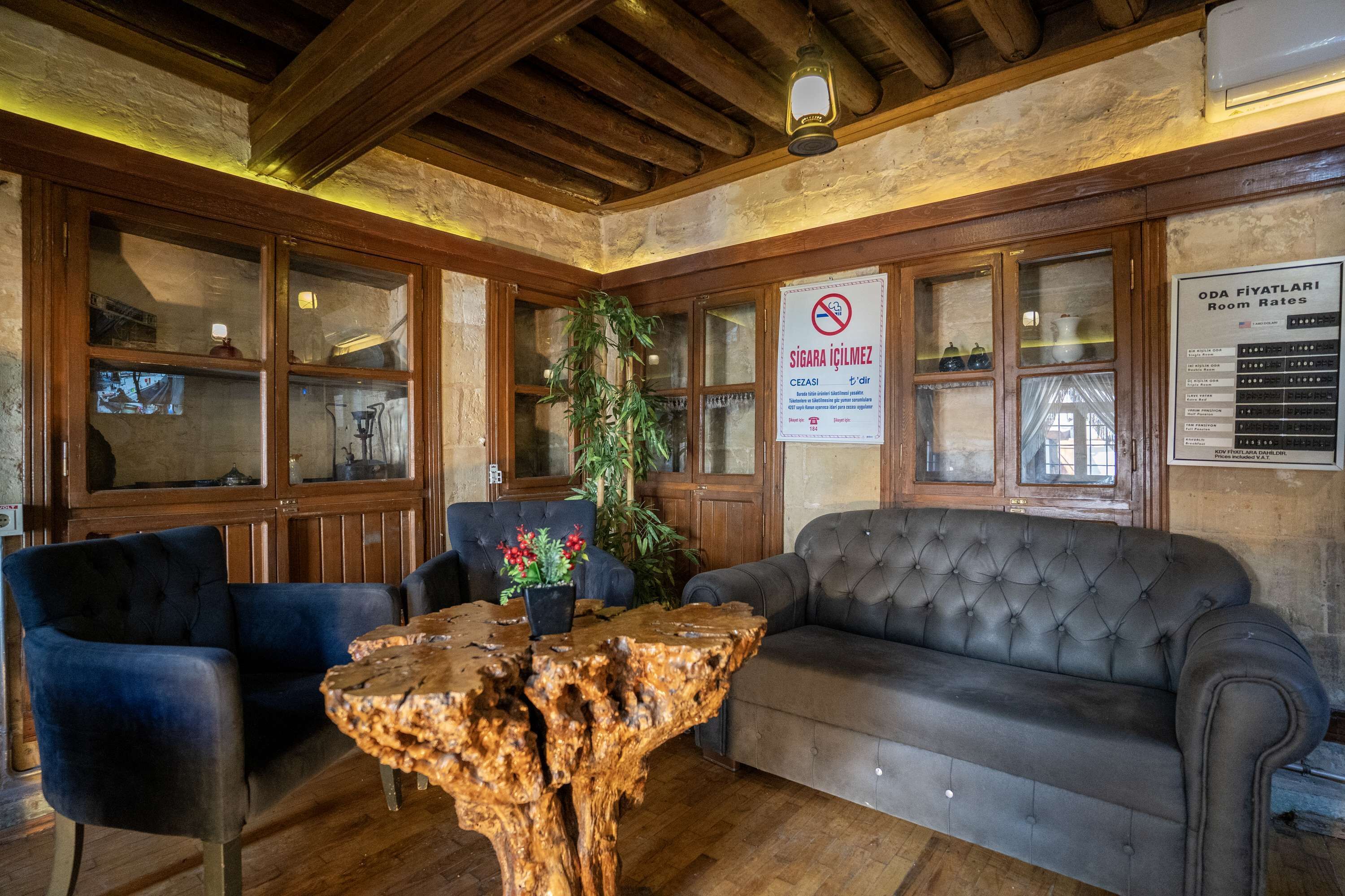 Sitteområde i lobbyen