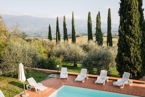 Fattoria Pagnana suites and pool