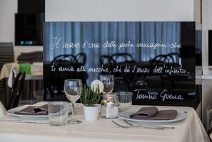 Lunch and dinner served, Italian cuisine - Hotel Carignano (Riccione)