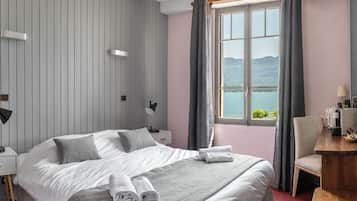 Chambre, vue lac