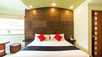 Chambre Deluxe, baignoire à jets | 1 chambre, Wi-Fi gratuit, draps fournis