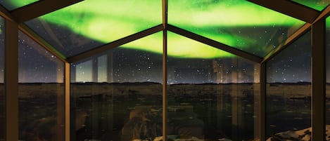 Cabane Panoramique, 1 lit double | 1 chambre, literie de qualité supérieure, décoration personnalisée