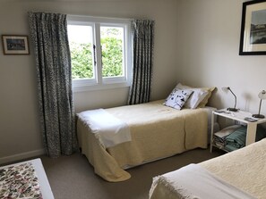 3 bedrooms, iron/ironing board, travel cot, WiFi