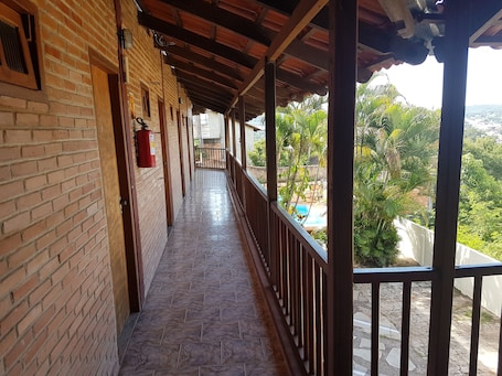 Vista del balcón. Pousada Betta