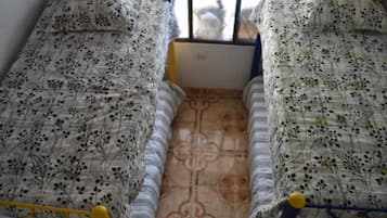 1 bedroom, iron/ironing board, bed sheets
