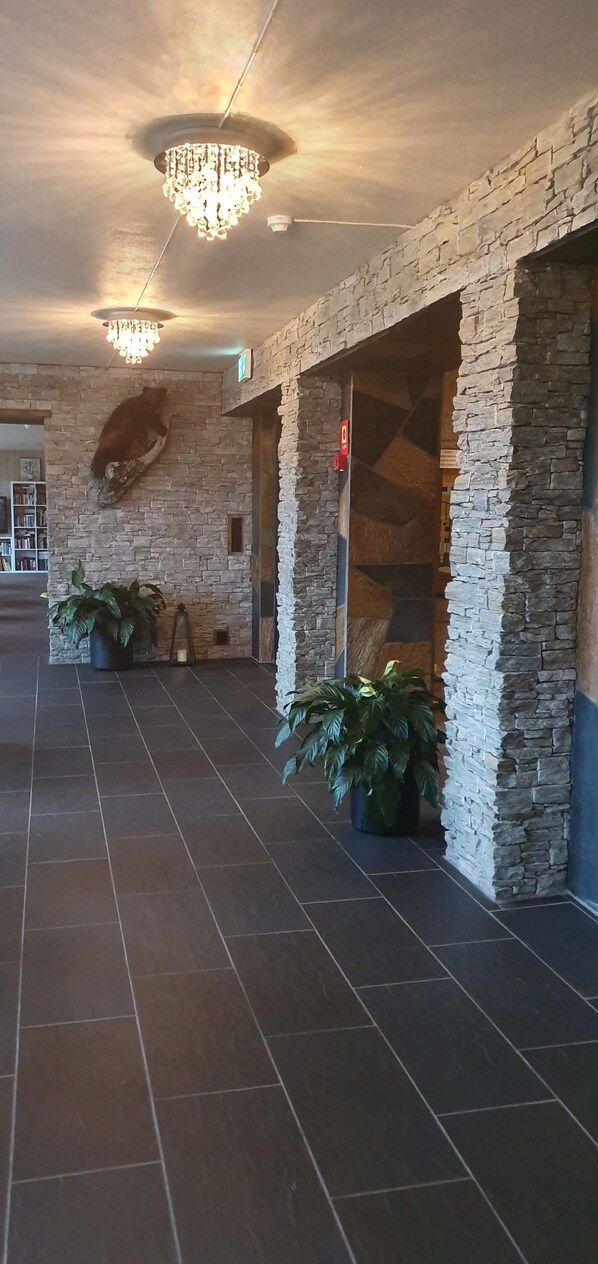 Sitteområde i lobbyen