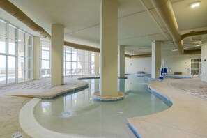 Indoor pool, outdoor pool