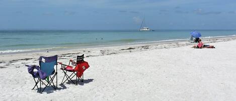 Beach nearby, beach towels