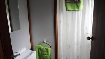 Towels, soap, toilet paper