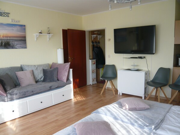 1 makuuhuone, tallelokero huoneessa, ilmainen Wi-Fi