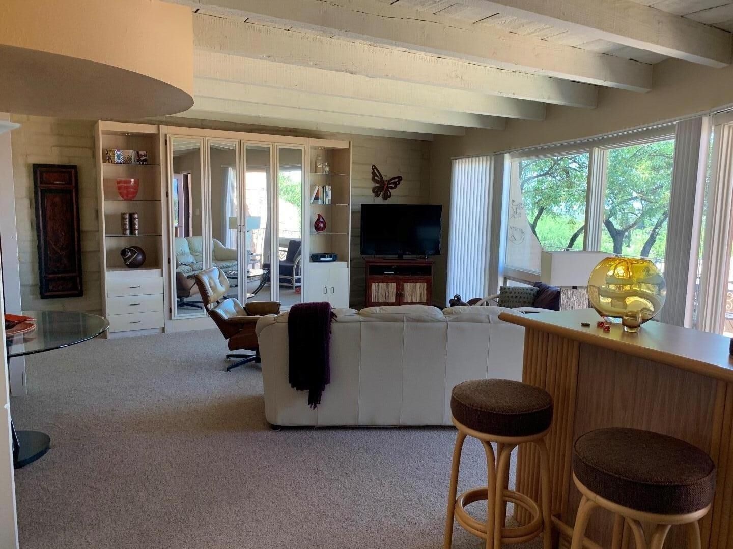 A high-in-the-foothills townhome with a beautiful view of the city.