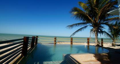 La Casita de Chelem House / con una hermosa piscina maya