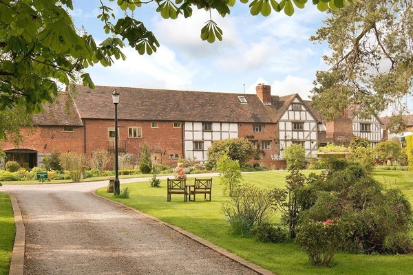 Our driveway up to Church House Farm