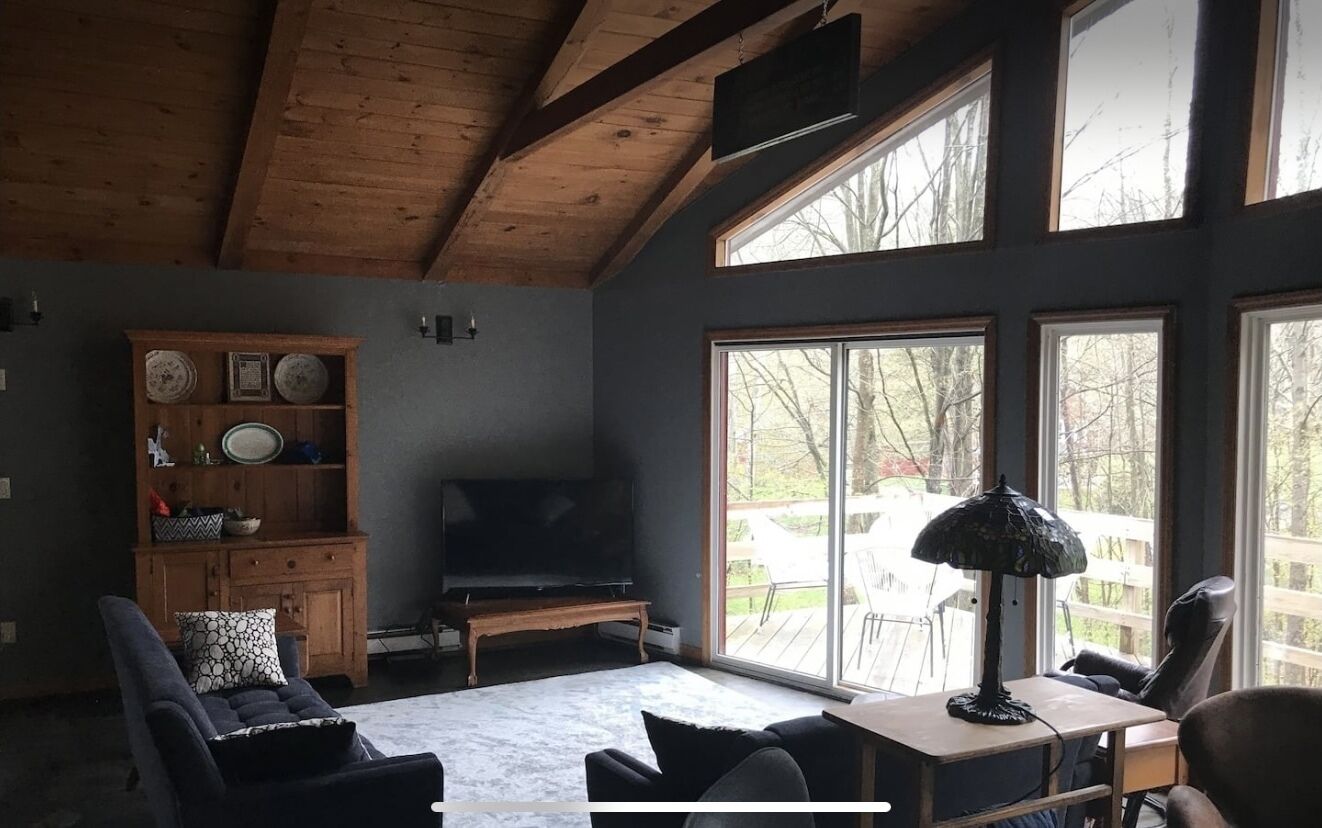 TV connectée, cheminée