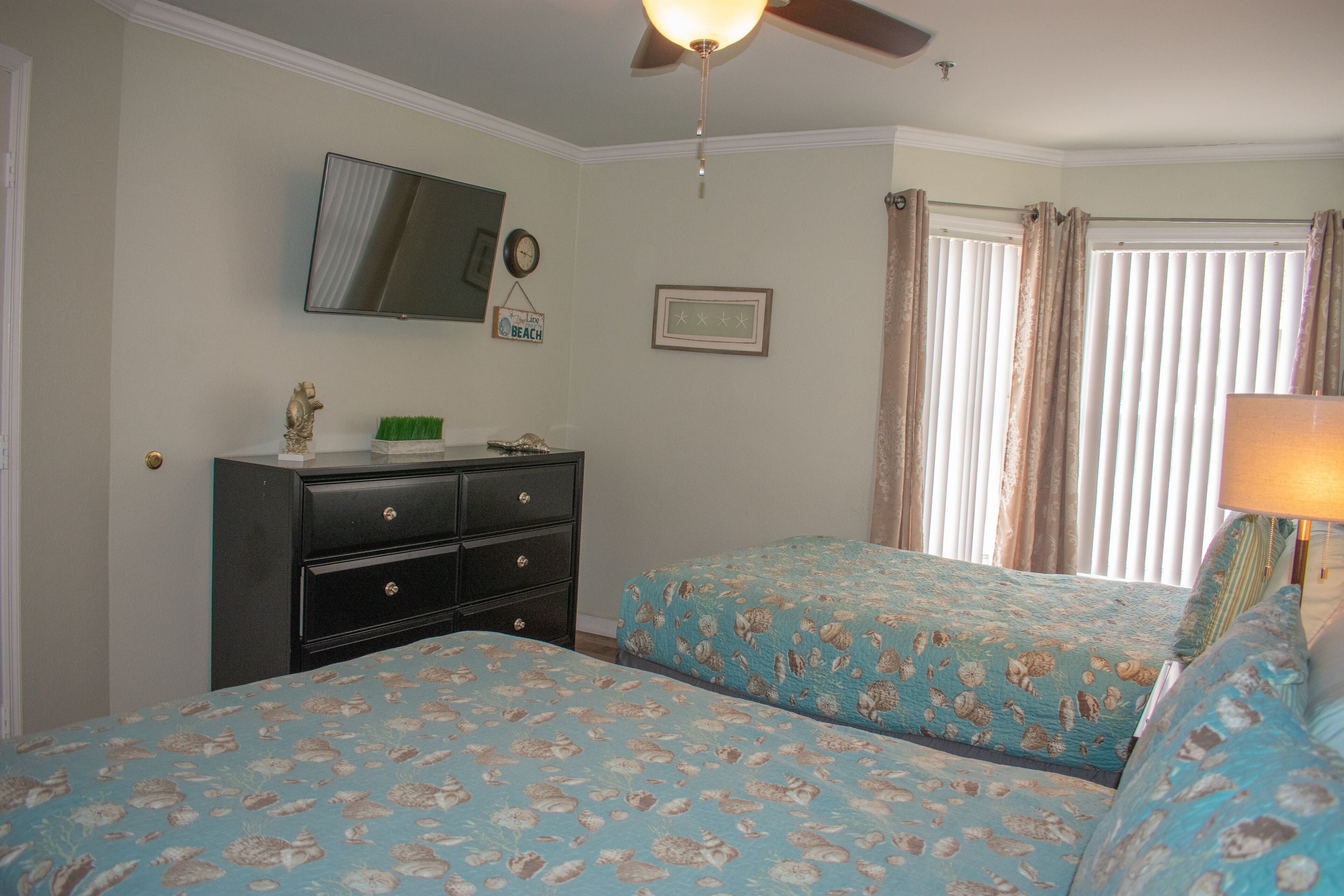 1 bedroom, iron/ironing board, travel crib, WiFi (free)