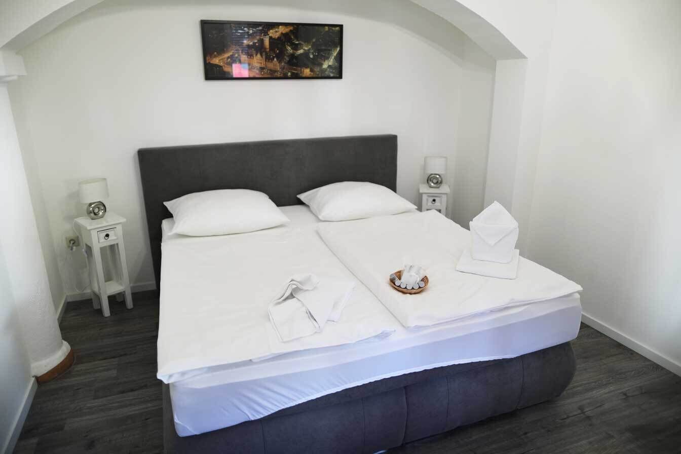 Appartement | Minibar, Wi-Fi gratuit, draps fournis