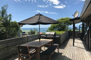 Back deck and BBQ