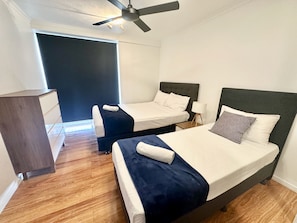 2 bedrooms, individually decorated, individually furnished