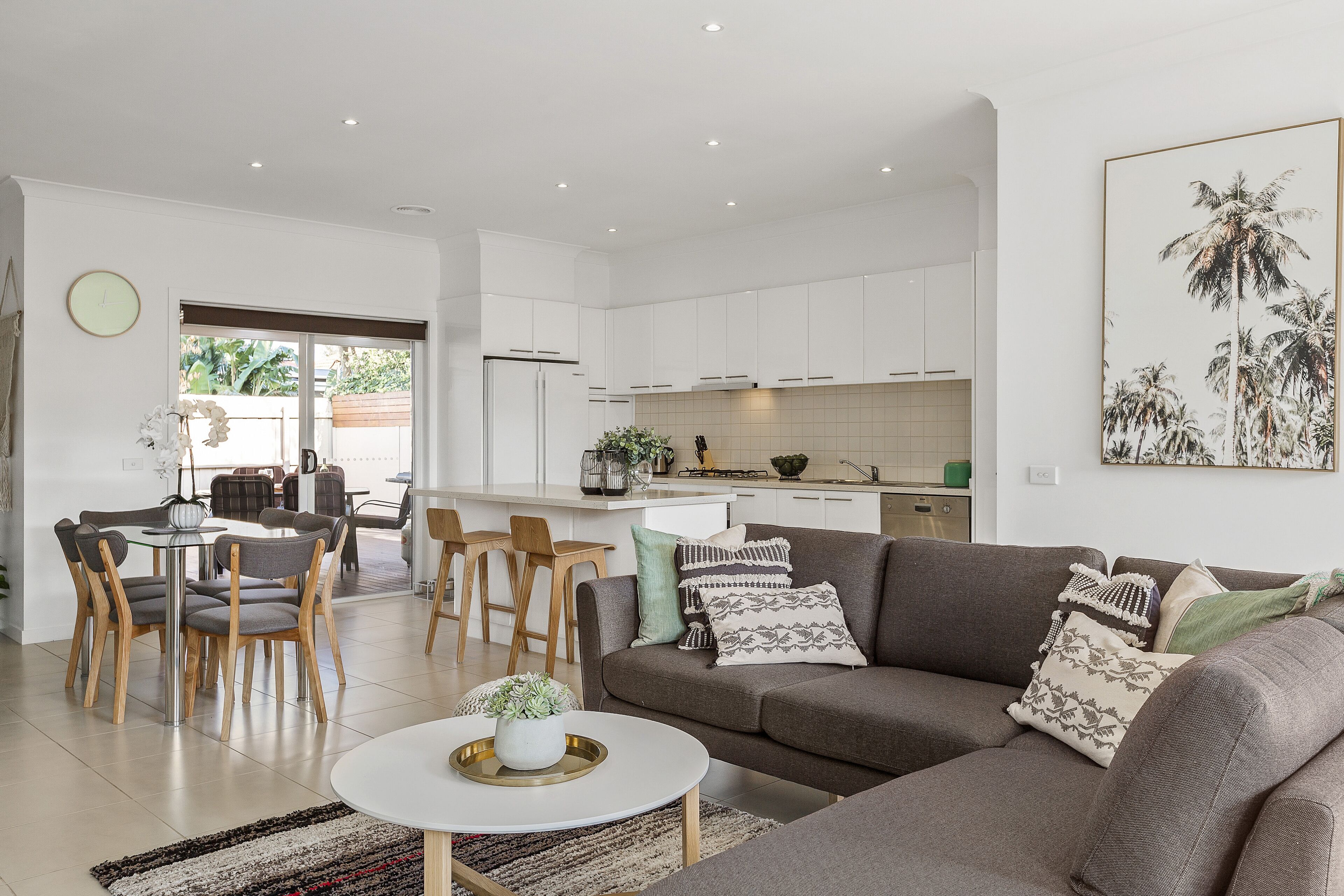 Family House, 3 Bedrooms | Living area | Flat-screen TV