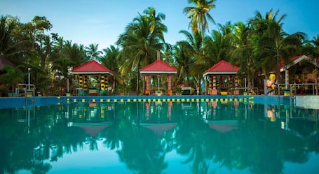 2 outdoor pools, open 8:00 AM to 9:00 PM, lifeguards on site. Freedom Eco Adventure Park by Cocotel