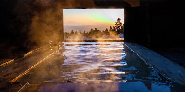 Deluxe Villa (with Private Open-air Bath, Grandevue) | Bathroom - Villa Montpetre (Kirishima)