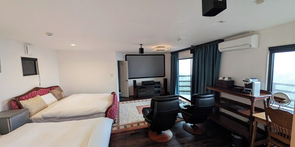 Premium Villa, Berbilang Katil, Ocean View (Suite) | Bar mini percuma, peti besi dalam bilik, dihias secara berasingan 