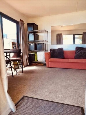 TV, DVD player, stereo