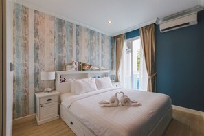 2 bedrooms, blackout curtains, free WiFi, bed sheets - My Resort Seaview Huahin Condominium (Hua Hin)