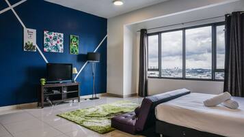 Standard Studio, 1 Katil Ratu (Queen) | Ruang kerja komputer riba, seterika/papan seterika, Wi-fi percuma