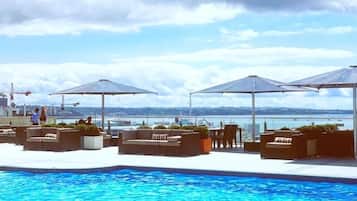 Indoor pool, a heated pool