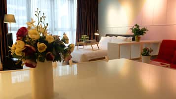 Strykejern/-brett, wi-fi (inkludert) og sengetøy