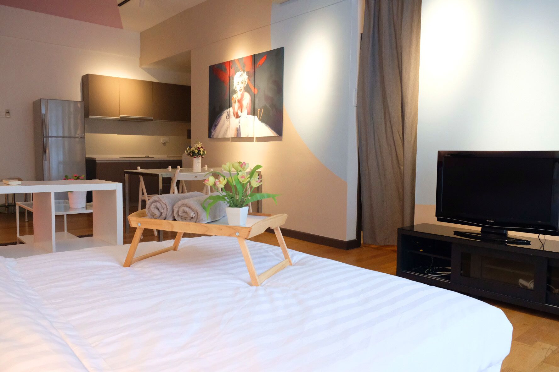 Strykejern/-brett, wi-fi (inkludert) og sengetøy