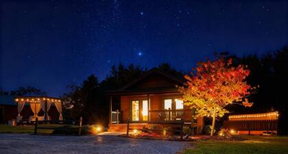 Hawksbill Retreat Cabin 6, poreallas, vuoristomaisemat, lähellä Luray VA: ta