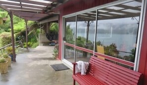 Terrace/patio - Private location, Excellent sea view. (Okiwi Bay)