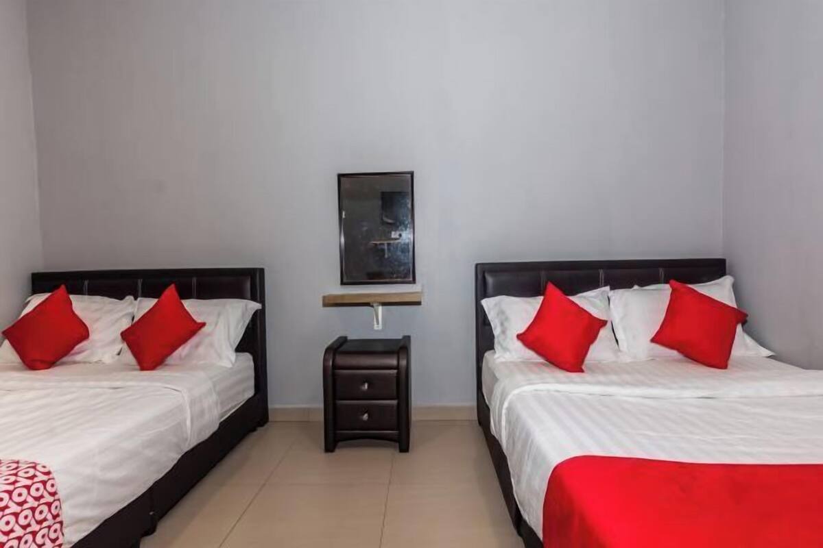 Free WiFi, bed sheets