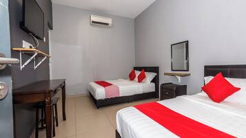 Free WiFi, bed sheets