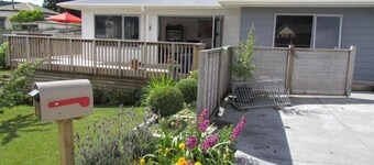 Comfy home opp Gilmour Lake.