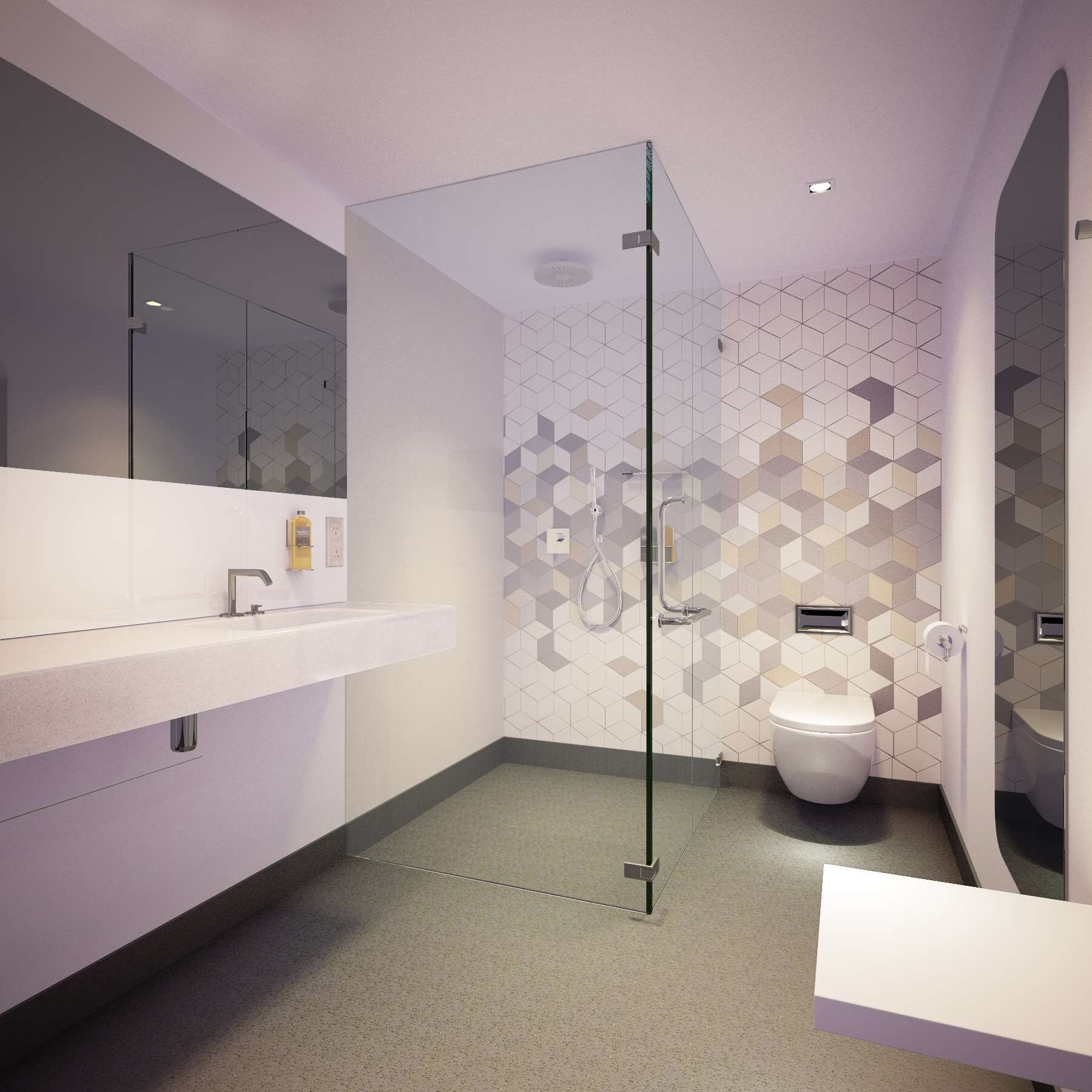 1 bedroom, individually decorated, individually furnished, desk