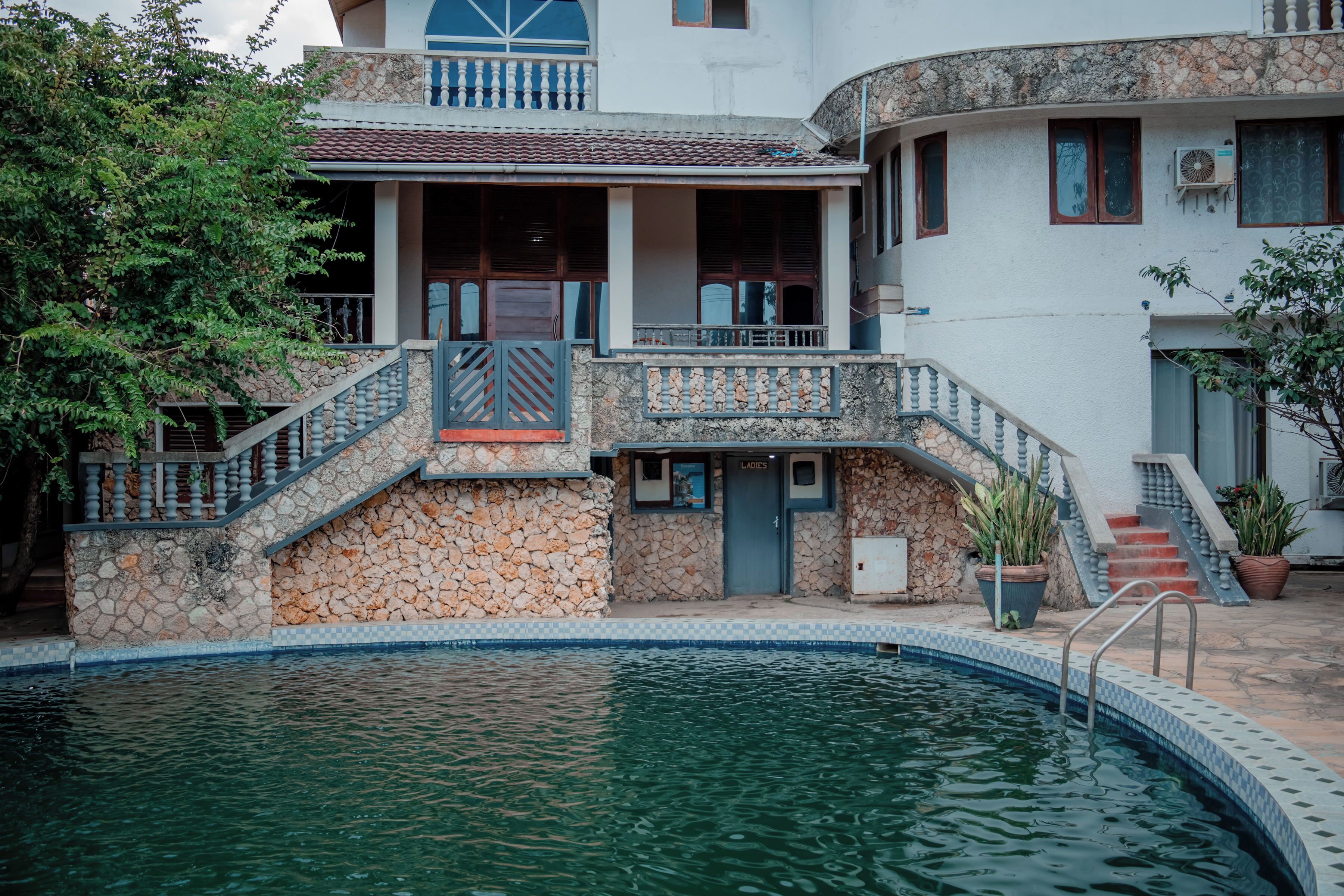 Outdoor pool, open 9:00 AM to 6:00 PM, pool umbrellas, sun loungers